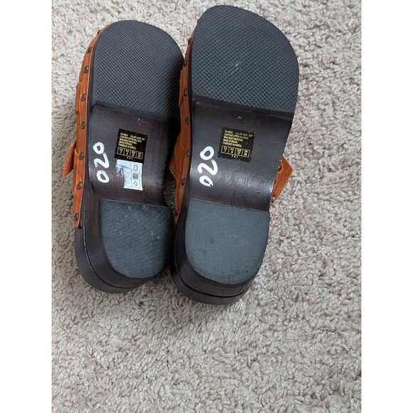 Skechers Women's Wooden Clog Golden Maple Suede Leather Slip On US 7 Brazil-lp - Picture 9 of 12